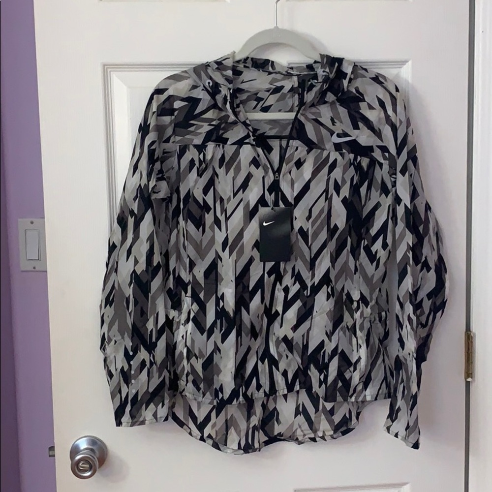 NWT Nike // Running Zip-Up Hooded Windbreaker